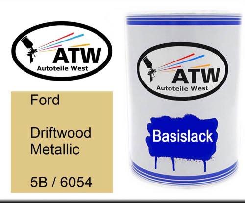 Ford, Driftwood Metallic, 5B / 6054: 500ml Lackdose, von ATW Autoteile West.